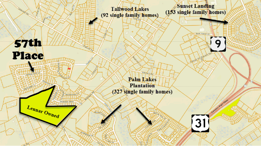 57th place new home community on Longs