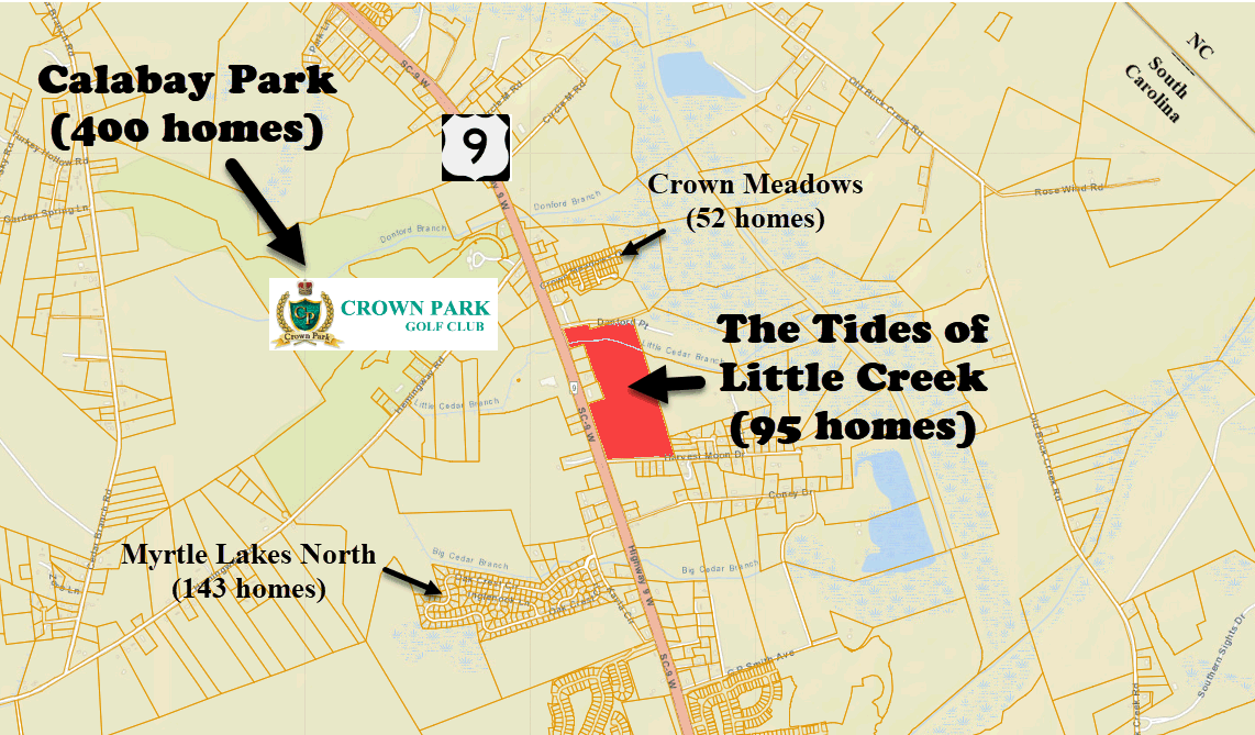 The Tides of Little Creek new home community in Longs