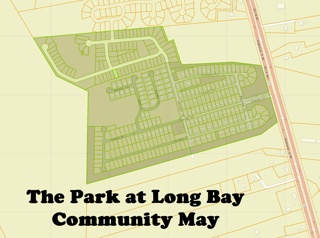 The Park at Long Bay Community Map