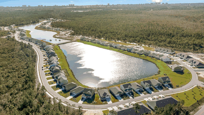 New construction in Bell's Lake in Longs