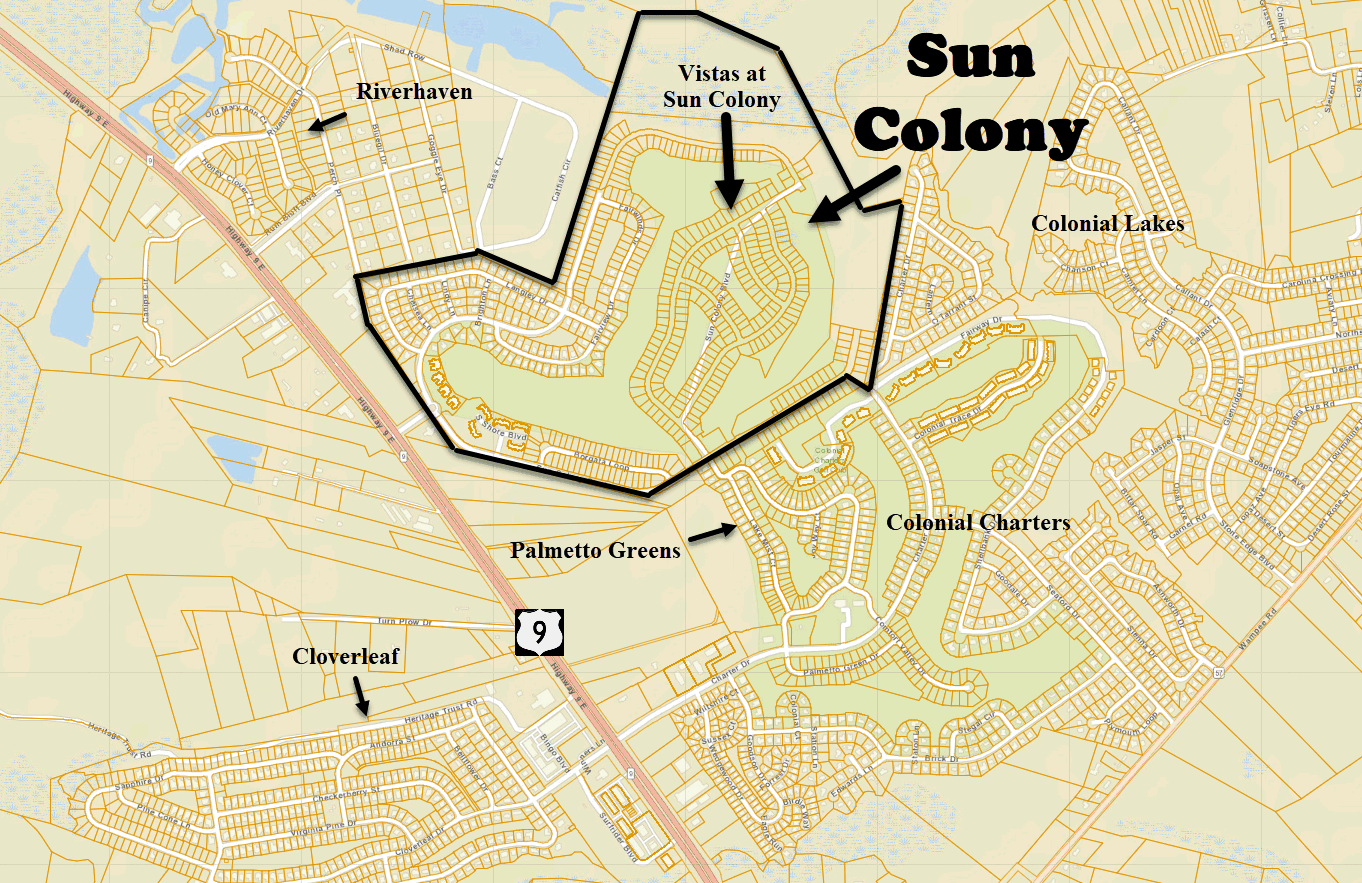 The Vistas at Sun Colony new home community in Longs, SC