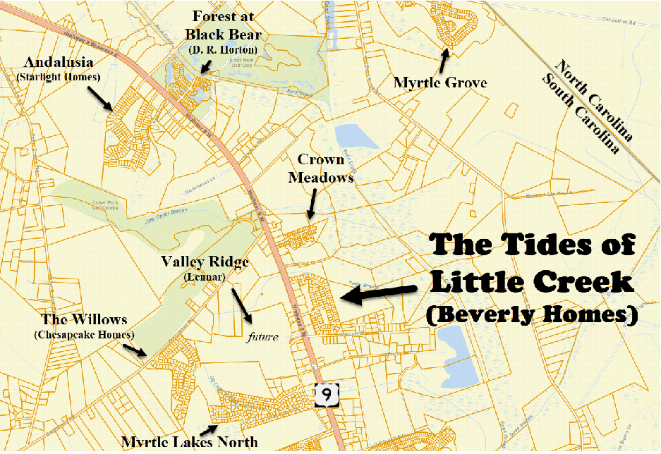 The Tides of Little Creek in Longs by Beverly Homes